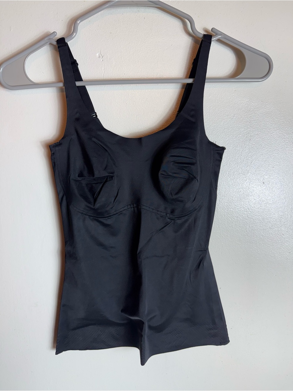Ruby Ribbon Second Skin Cami Black Shapewear Camisole Size 30 Adjustable Straps
